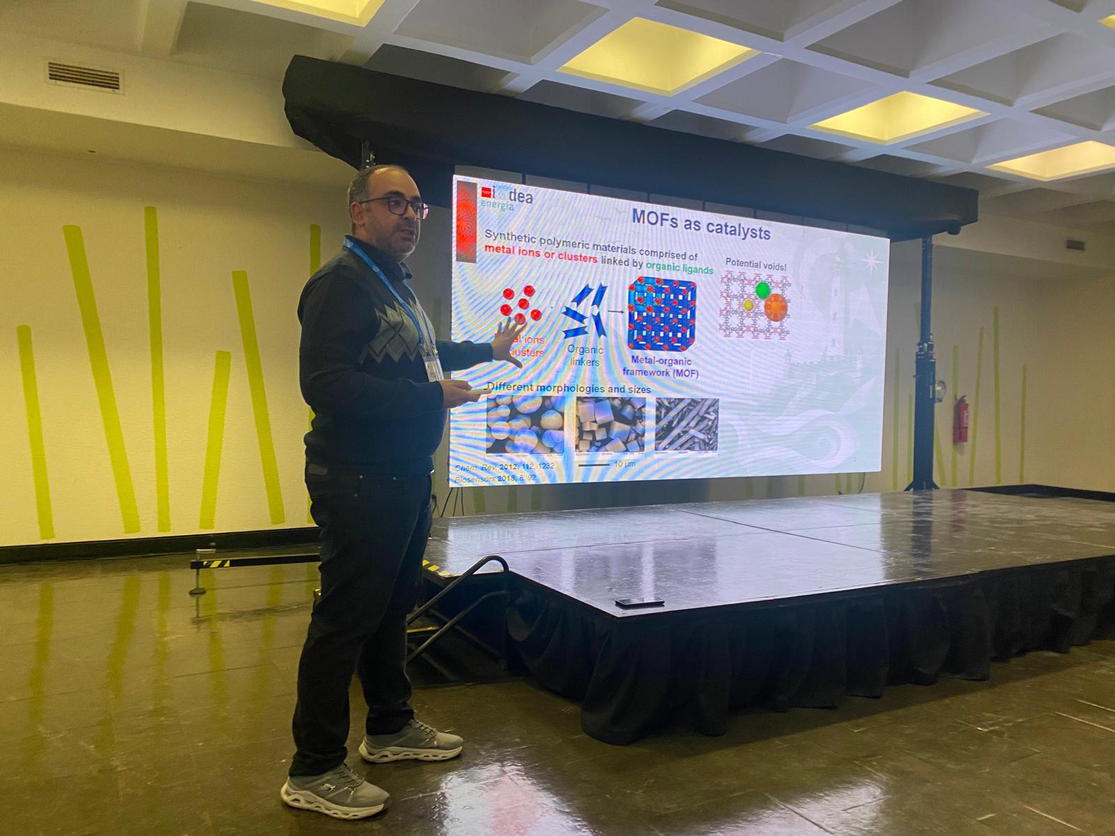 Dr. Sergio Carrasco representing IMDEA at CICAT 2026 in La Serena, Chile